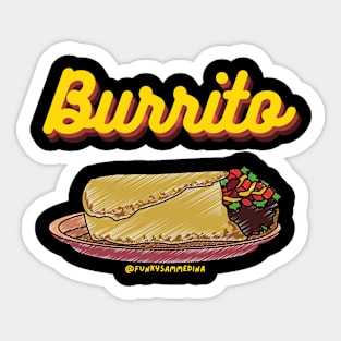 Burrito Sticker